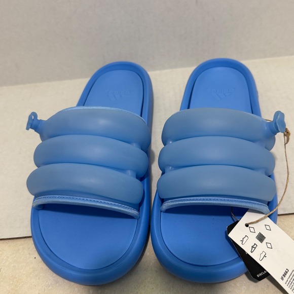 Adidas Adilette Zplaash Blue Inflatable Slide Sandals IF8663 Mens 9 Womens 10